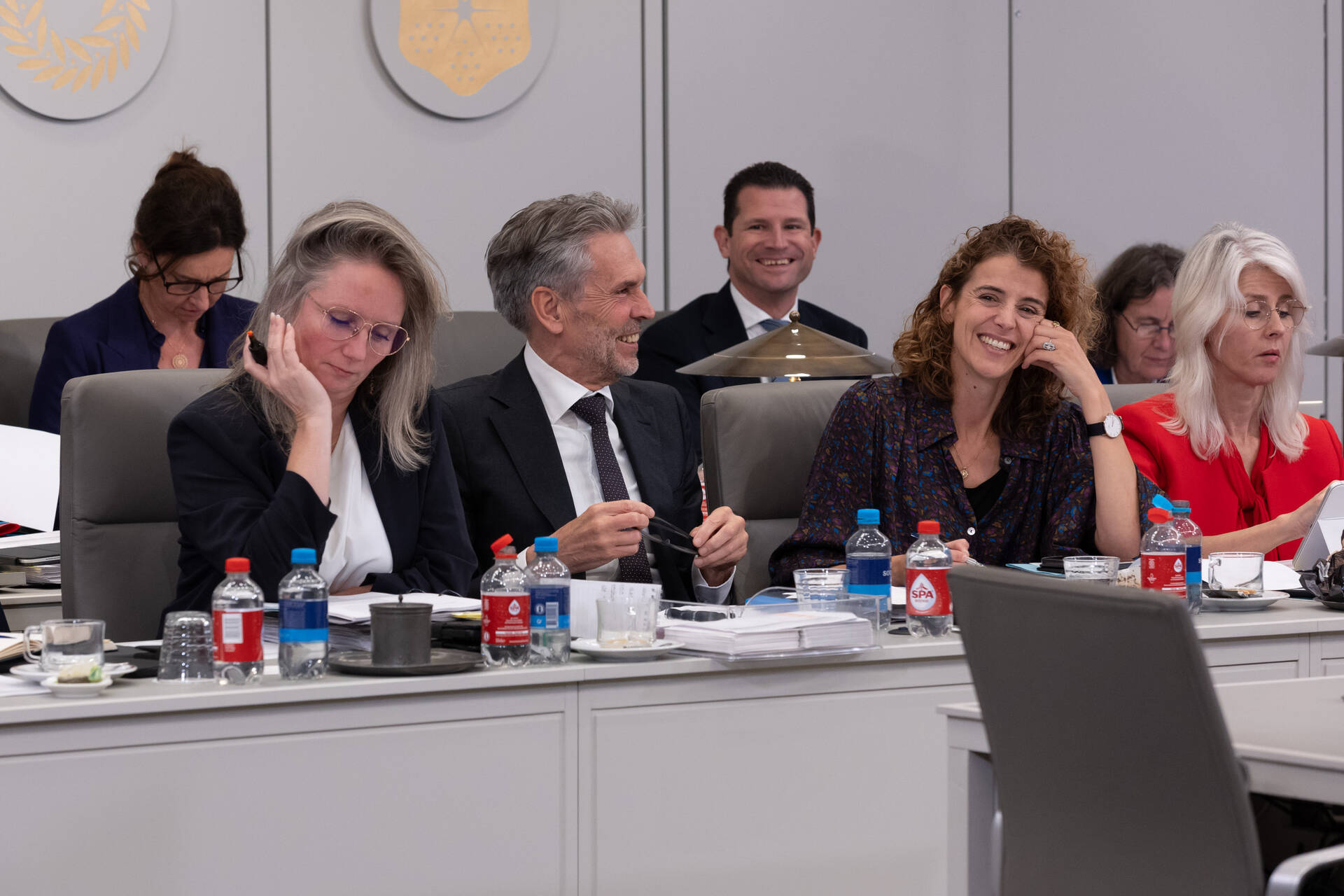 Het kabinet tijdens de APB