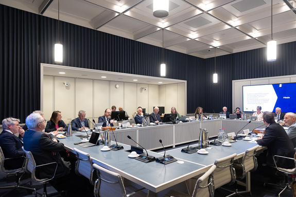 De commissie voor Landbouw, Natuur en Voedselkwaliteit (LNV) in gesprek met de Wetenschappelijke Klimaatraad