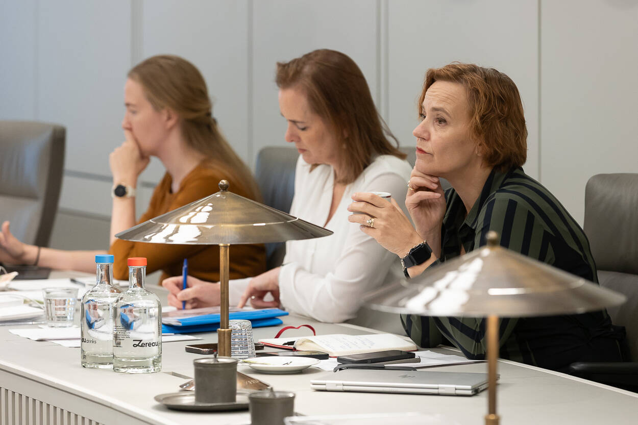 De bewindspersonen van het ministerie van Volksgezondheid, Welzijn en Sport tijdens het debat op 8 juli 2025