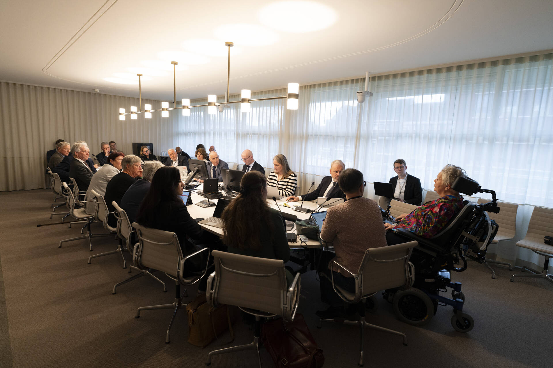 De vergadering van de commissies voor LNV en VWS