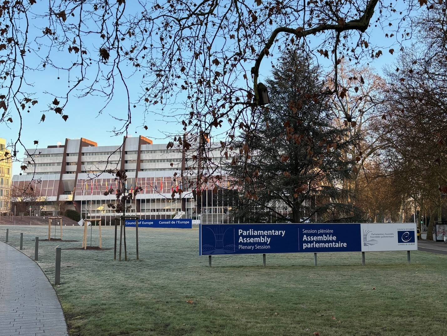 Gebouw van de Raad van Europa in Straatsburg