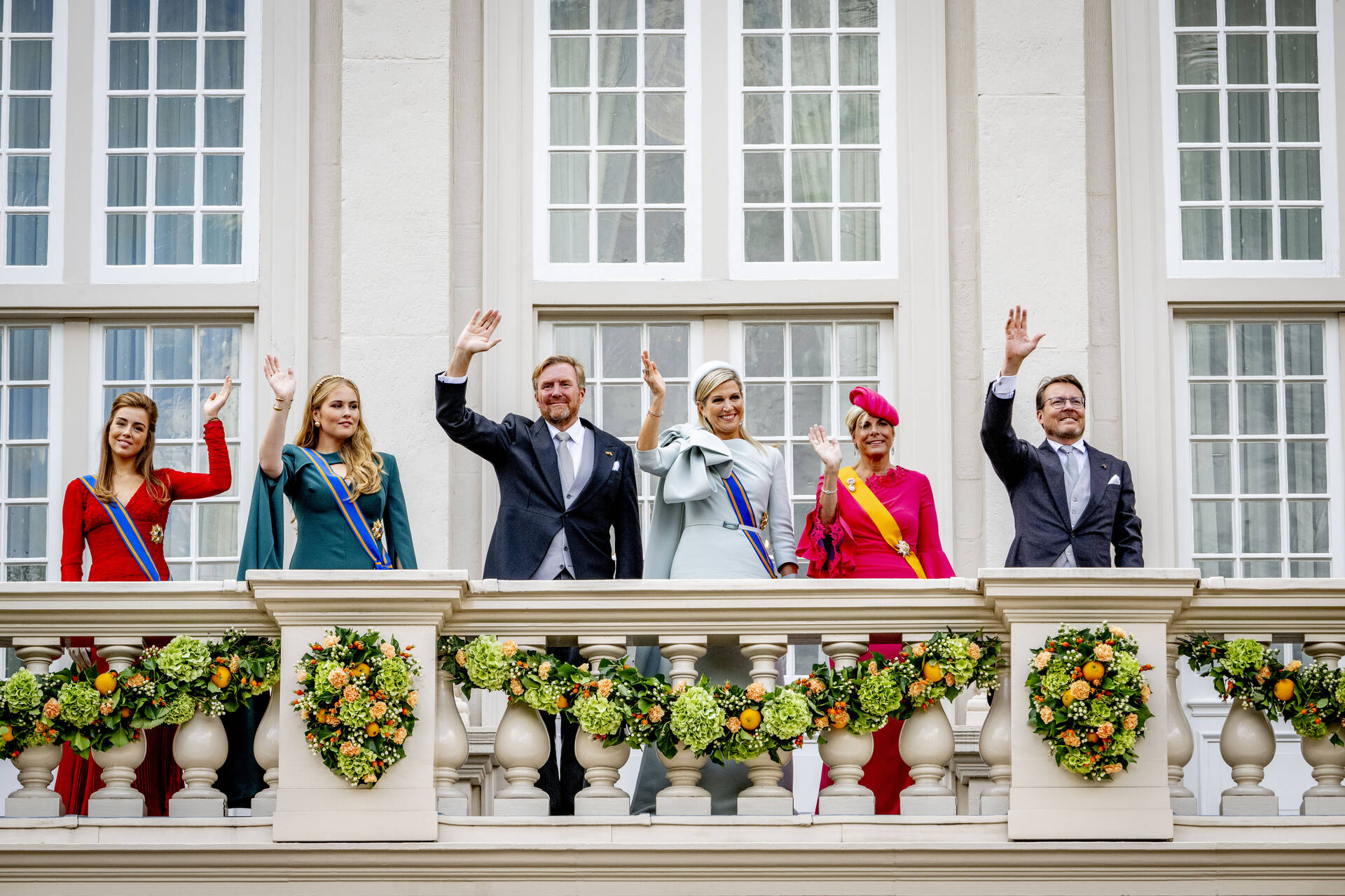 Paleis Noordeinde op Prinsjesdag 2024