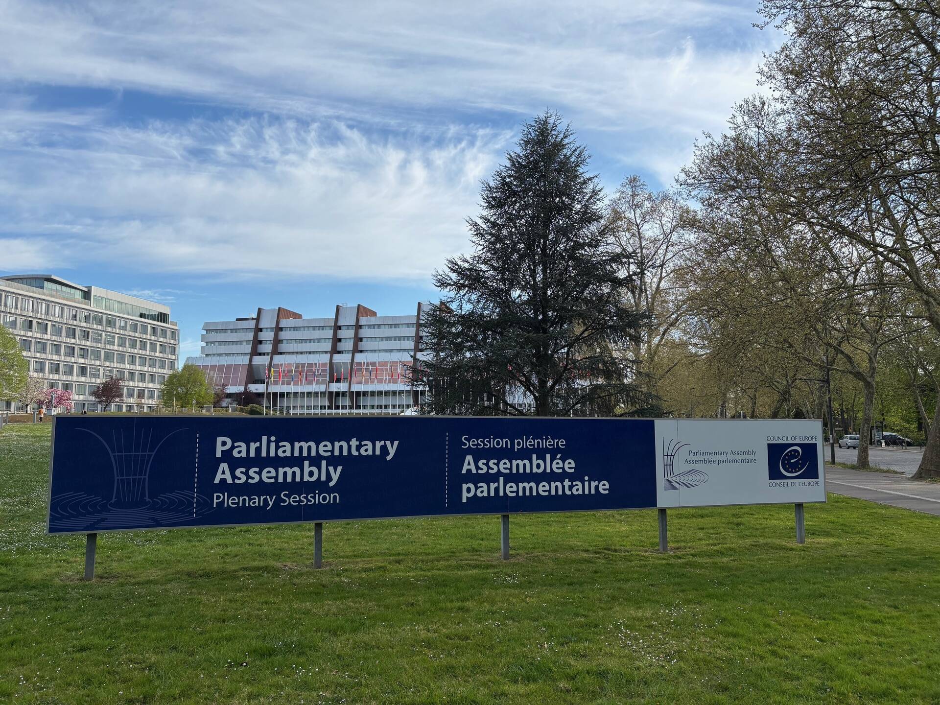 Het gebouw van de Raad van Europa in Straatsburg