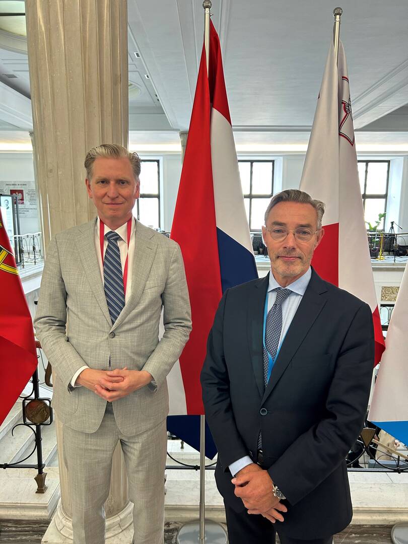 Eerste Kamerdelegatie tijdens de plenaire COSAC