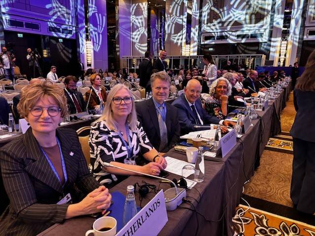 De Nederlandse delegatie